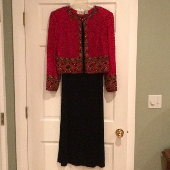 Designer Festive Cocktail Jacket L/XL - Picture 5 of 6